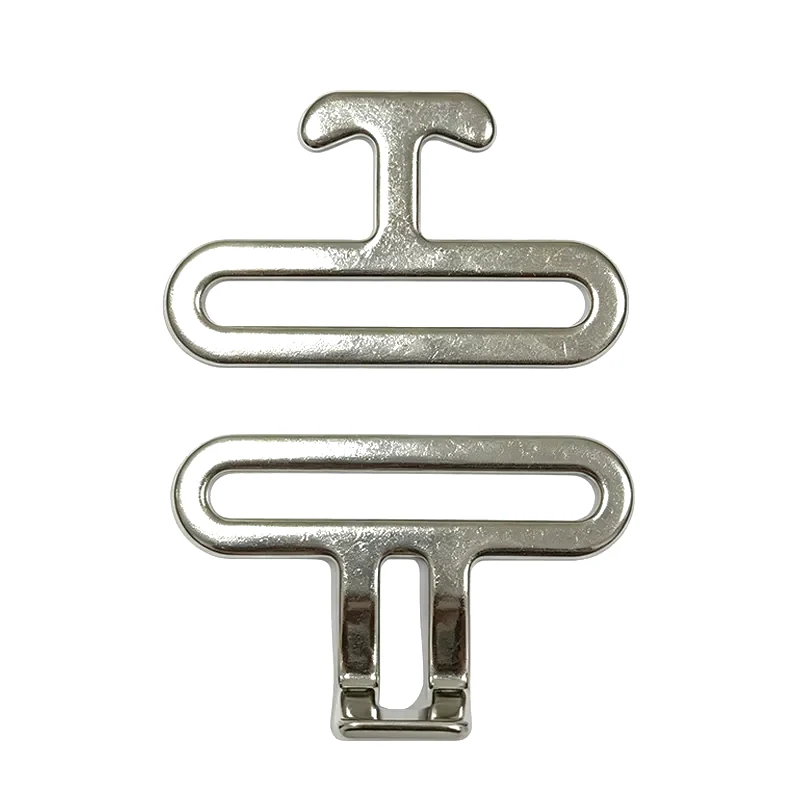 Nickel Plated 2" Steel Hook & Eye Set