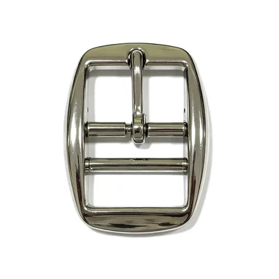 Nickel Plated 1" Zinc Die Cast Buckle (Round Style)