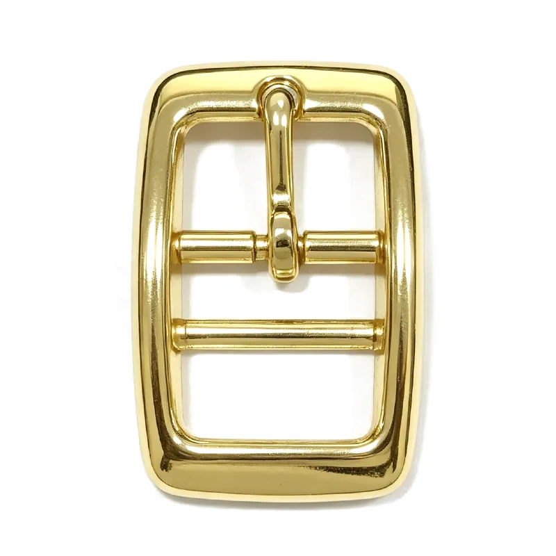 Brass Plated 3/4" Zinc Die Cast Buckle (Round Style)