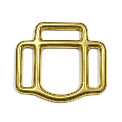 1" Solid Brass Halter Square