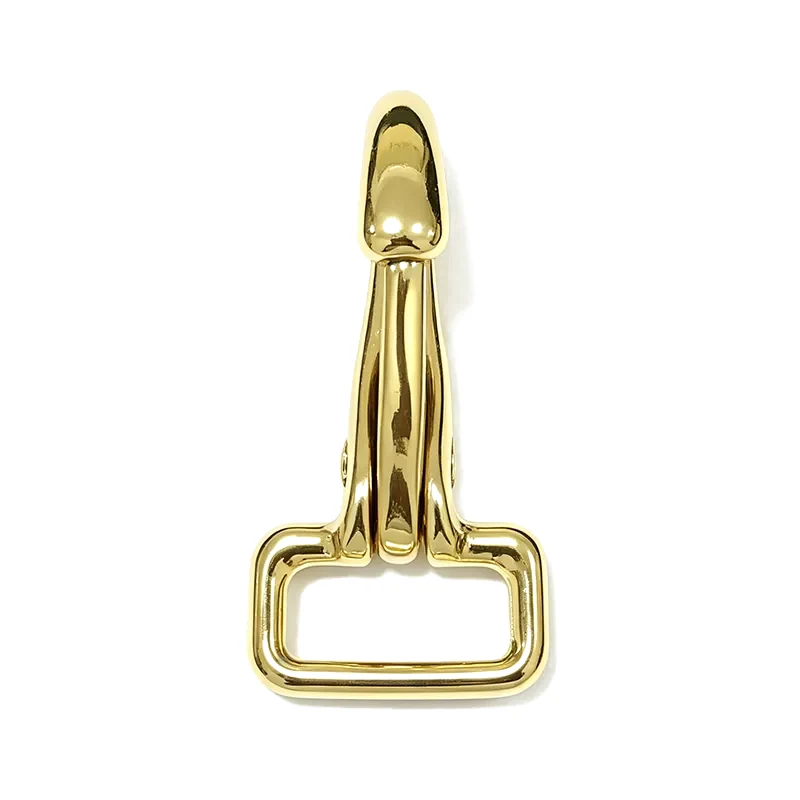 Brass Plated 1" Malleable Iron Halter Snap