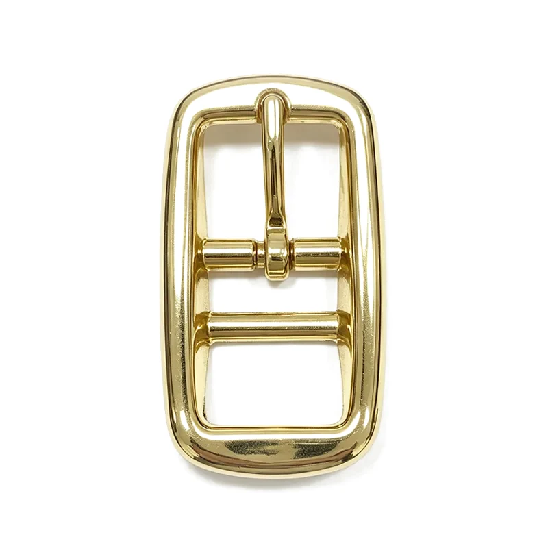 Brass Plated 3/4" Zinc Die Cast Bar Buckle